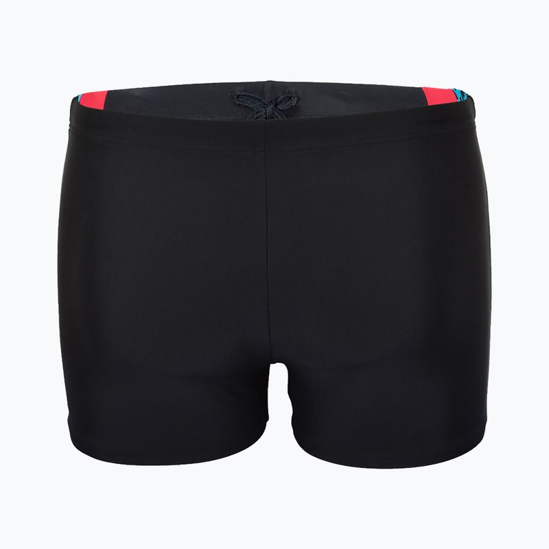 Boxer da bagno arena uomo Threefold Short nero/nero/anguria 5