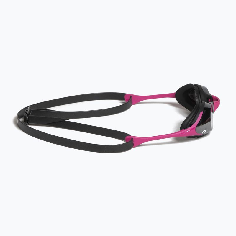 Occhiali da nuoto Arena Cobra Swipe Mirror argento/rosa 3