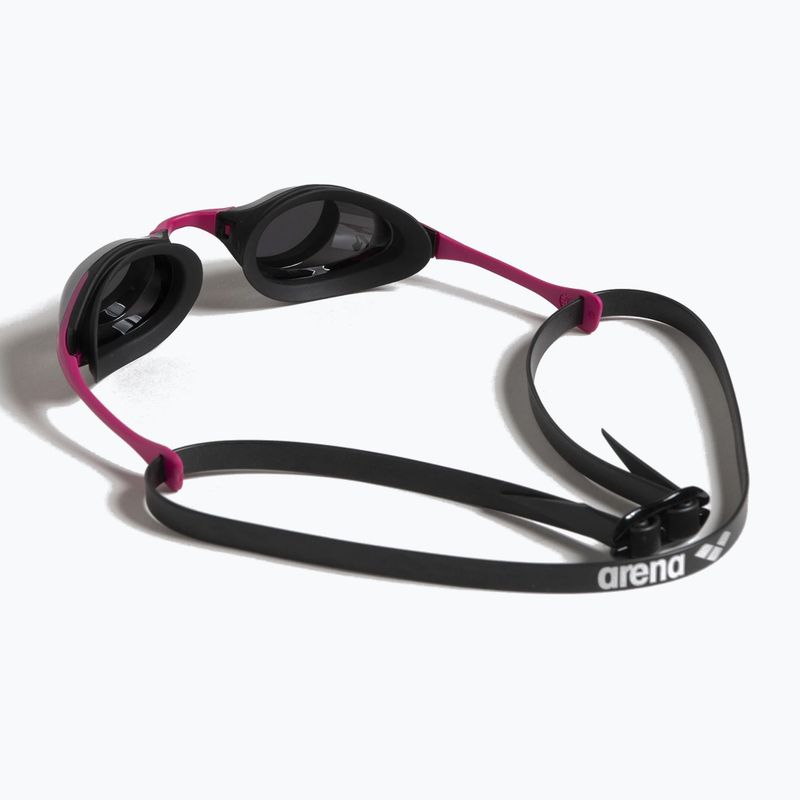 Occhiali da nuoto Arena Cobra Swipe Mirror argento/rosa 4