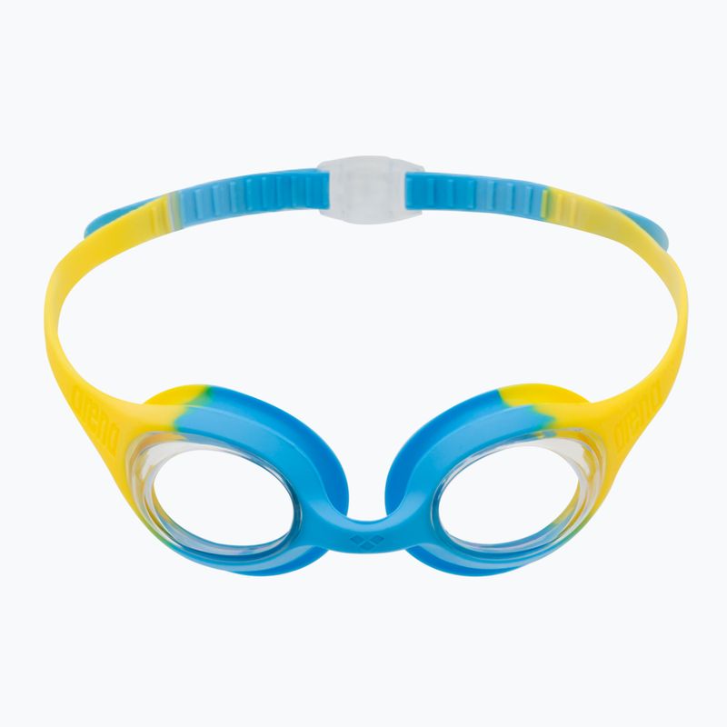 Occhialini da nuoto per bambini Arena Spider trasparenti/gialli/azzurri 2