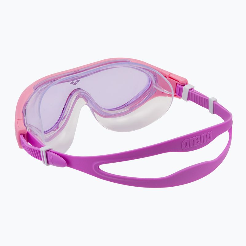 Maschera da nuoto per bambini arena The One Mask rosa/rosa/viola 4