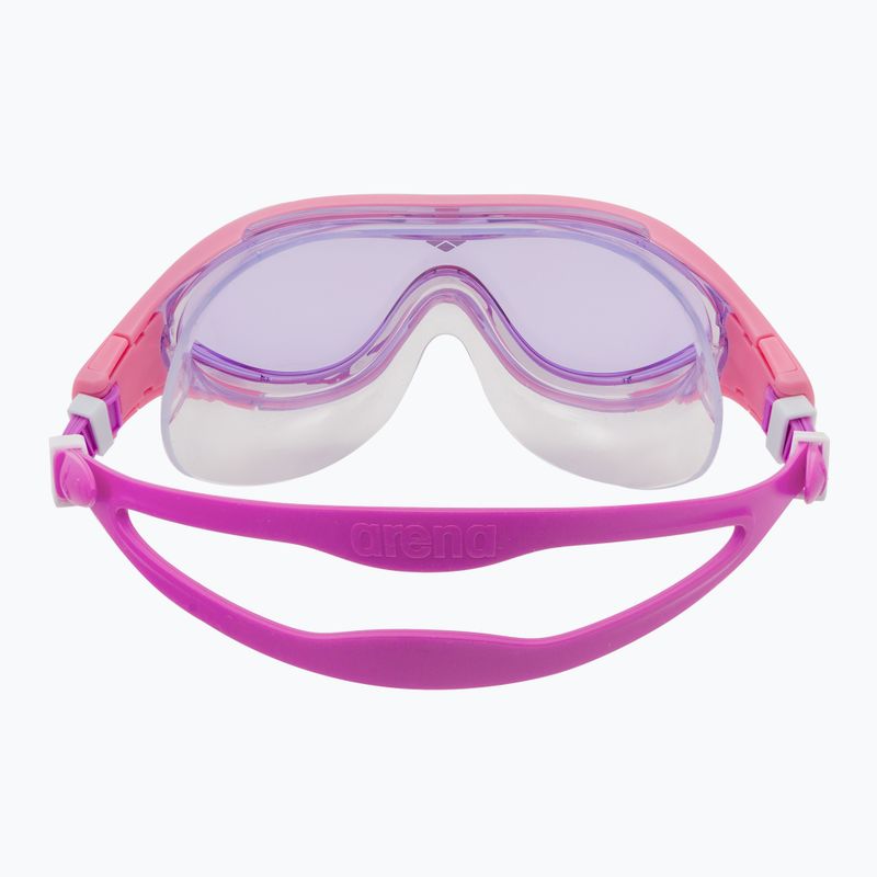 Maschera da nuoto per bambini arena The One Mask rosa/rosa/viola 5