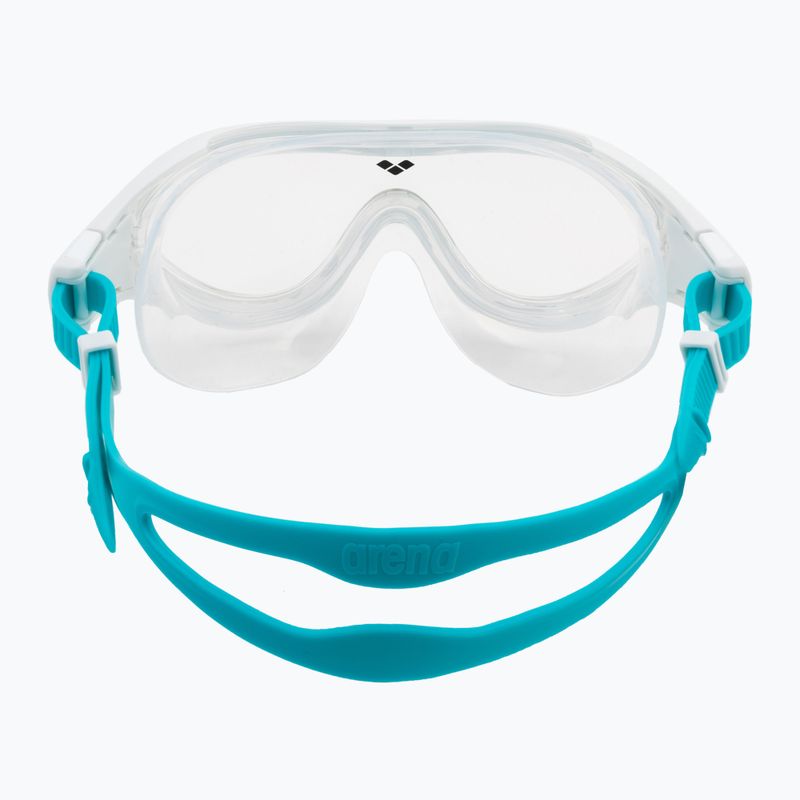 Maschera da nuoto per bambini arena The One Mask chiaro/bianco/azzurro 4