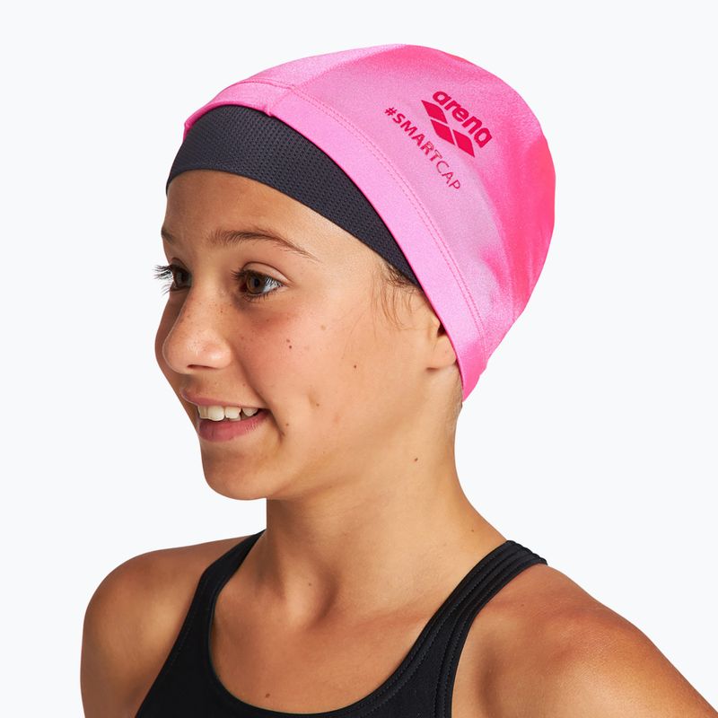 Cuffia Arena Smartcap Jr per bambini rosa 7