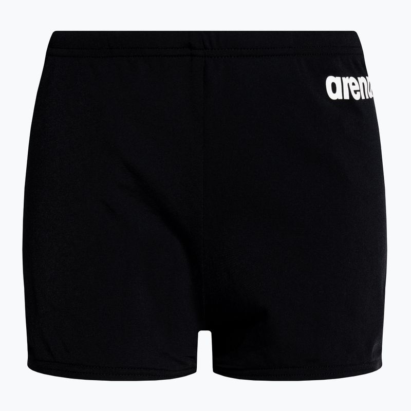 Pantaloncini da bagno arena Team per bambini Boxer tinta unita bianco/nero