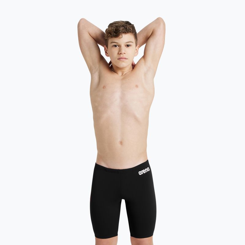  Costume da nuoto jammer da bambino arena Team Swim Jammer Solid black/white 5