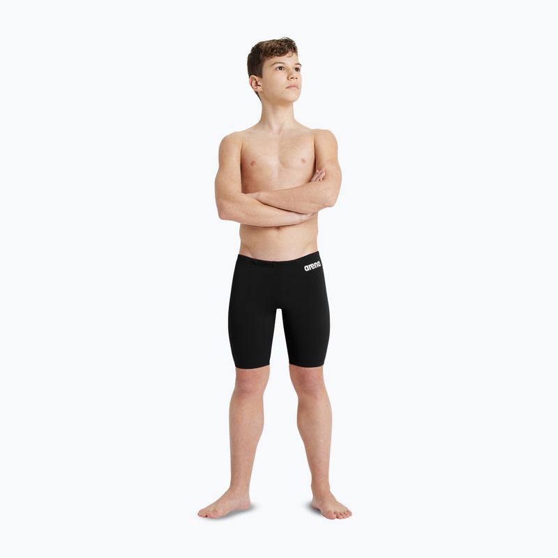  Costume da nuoto jammer da bambino arena Team Swim Jammer Solid black/white 6