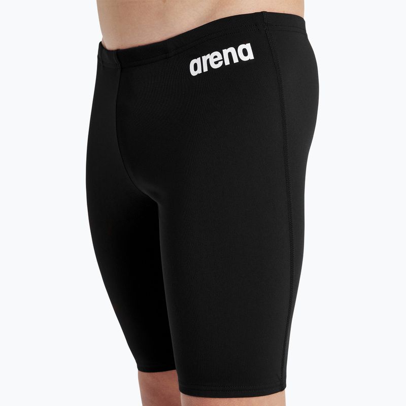  Costume da nuoto jammer da bambino arena Team Swim Jammer Solid black/white 8