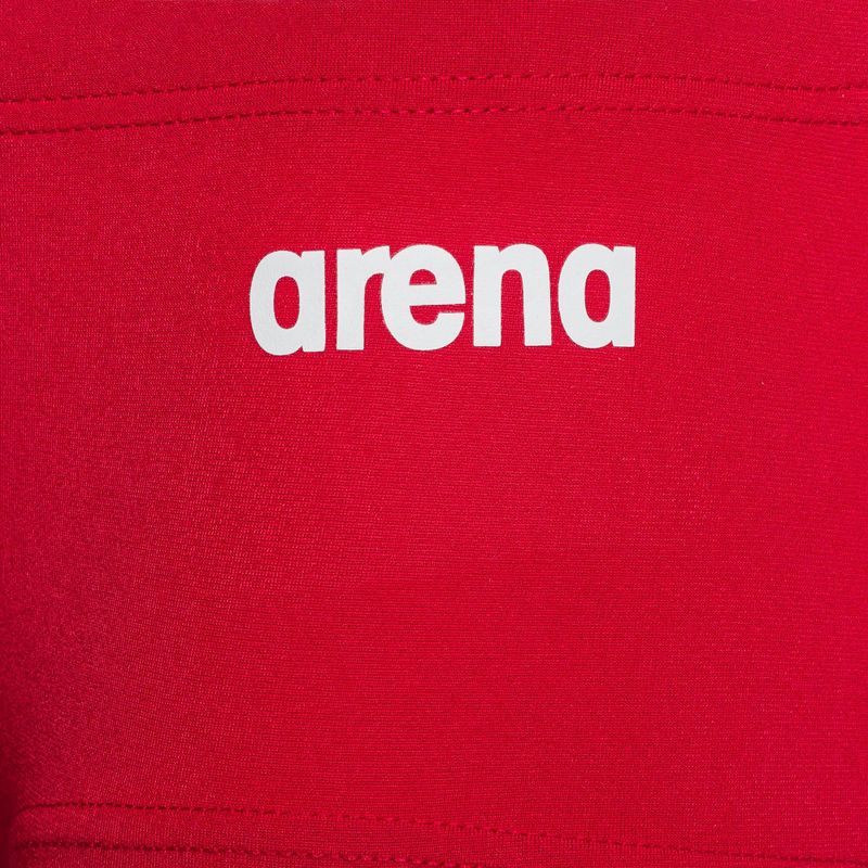Boxer da bagno a vita bassa da uomo arena Team Swim Solid rosso/bianco 3