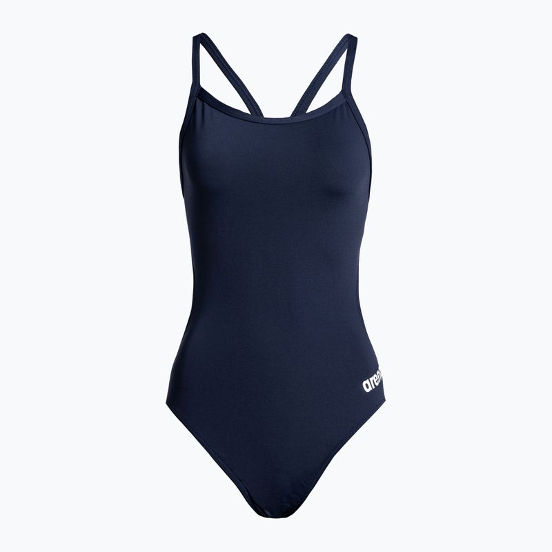 Costume intero donna arena Team Swimsuit Challenge Solid navy/bianco