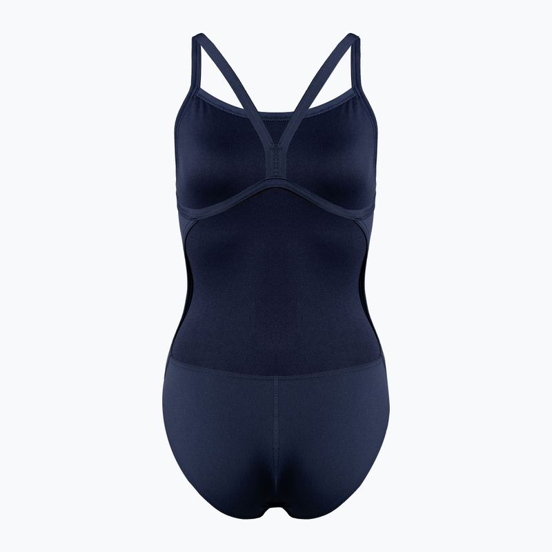 Costume intero donna arena Team Swimsuit Challenge Solid navy/bianco 2