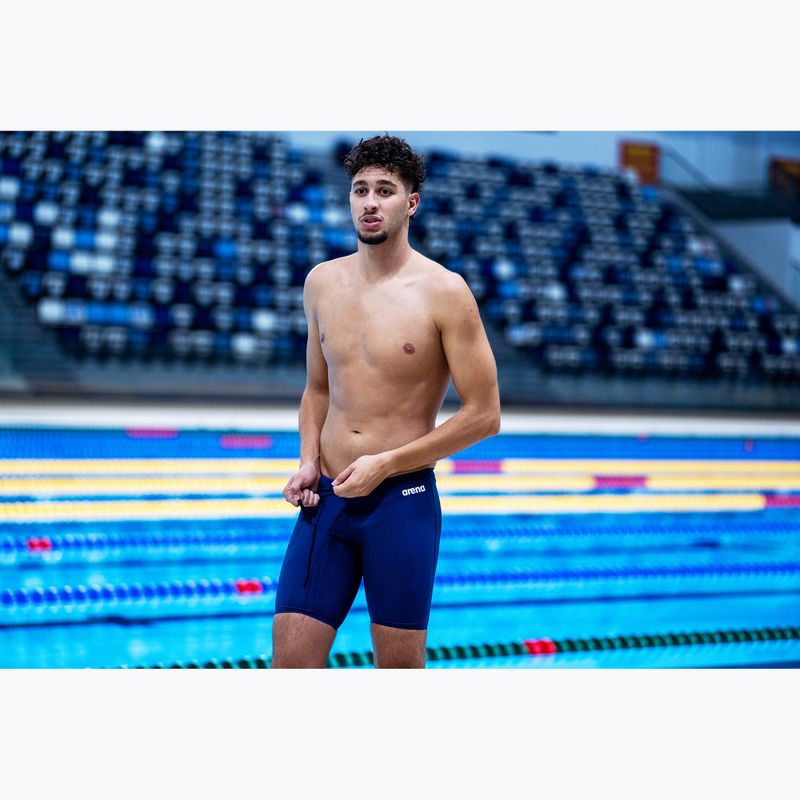 Jammer da uomo per nuoto arena Team Swim Jammer Solid navy/white 10