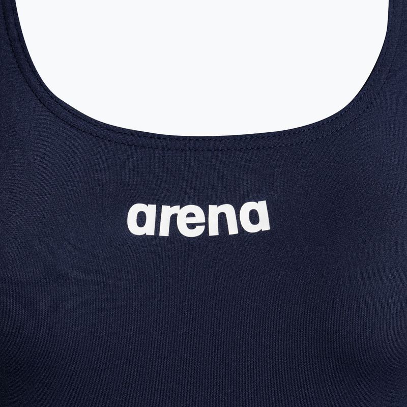 Costume intero donna arena Team Swim Pro Solid navy/bianco 3