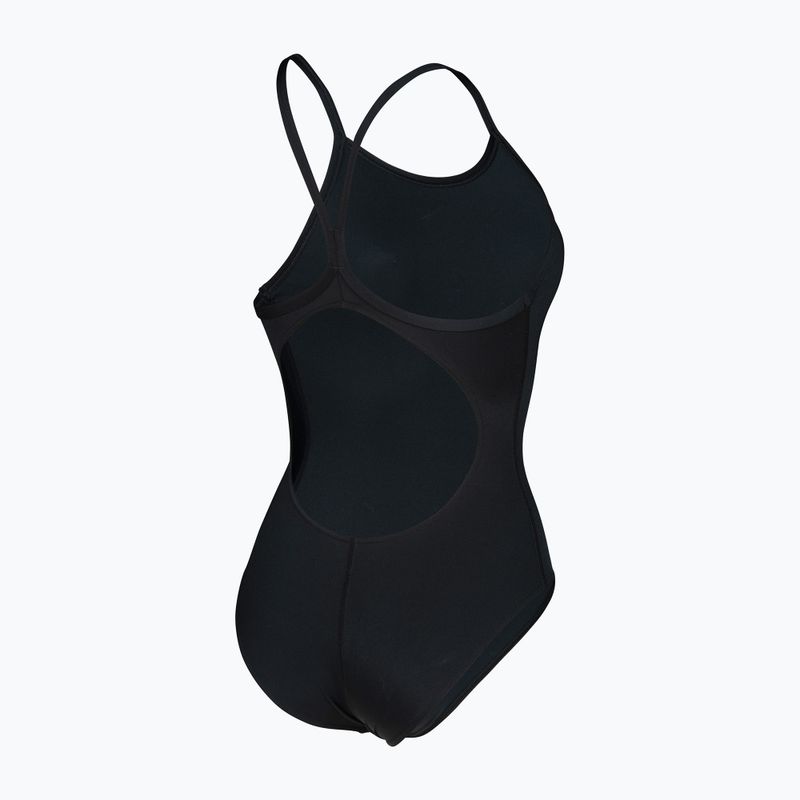 Costume da bagno intero donna Arena Team Light Drop Solid black/white 4