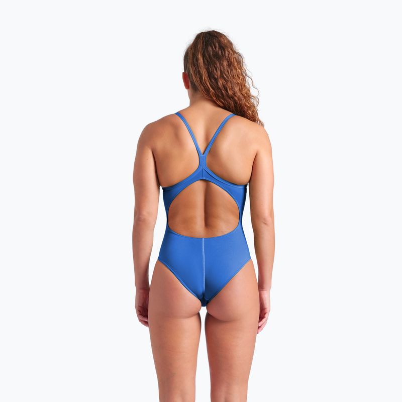 Costume da bagno intero donna Arena Team Light Drop Solid royal/white 7