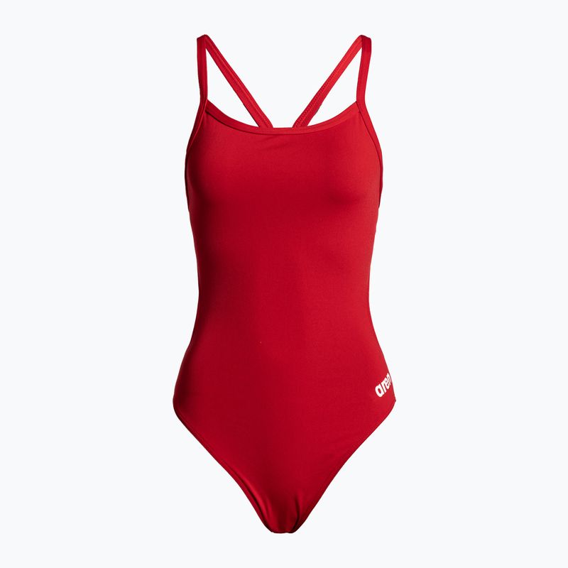 Costume intero da donna arena Team Swimsuit Challenge Solid rosso/bianco