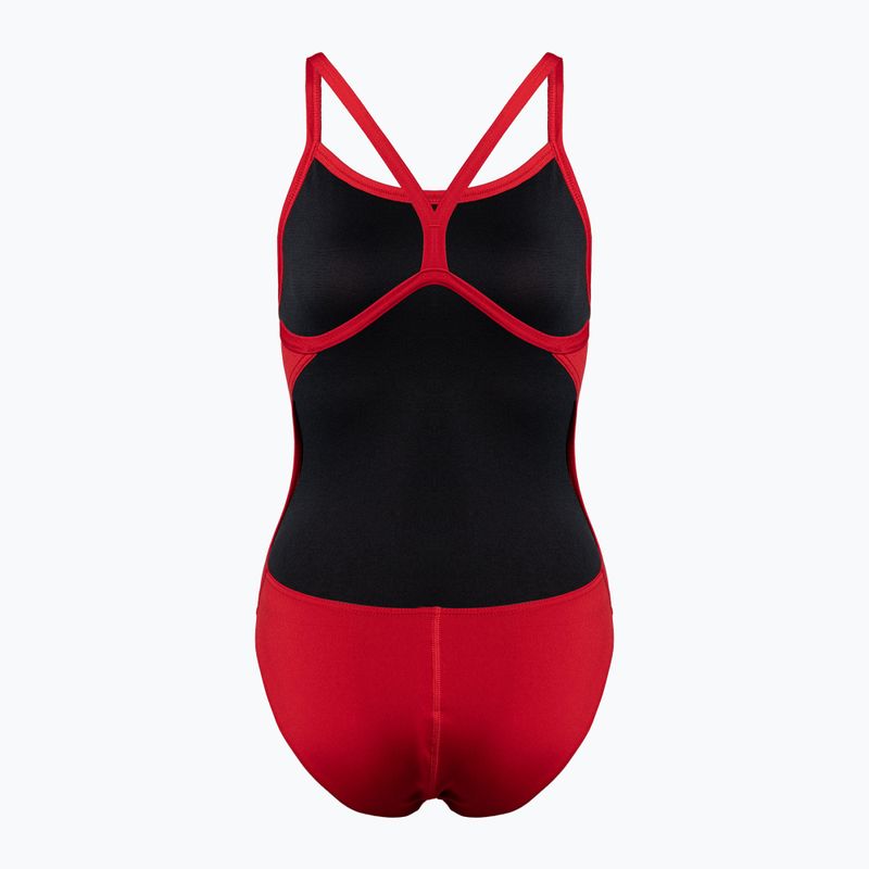 Costume intero da donna arena Team Swimsuit Challenge Solid rosso/bianco 2