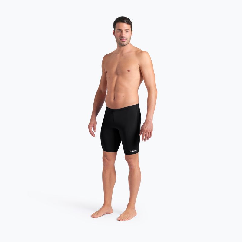 Jammer da uomo per nuoto arena Team Swim Jammer Solid black/white 6