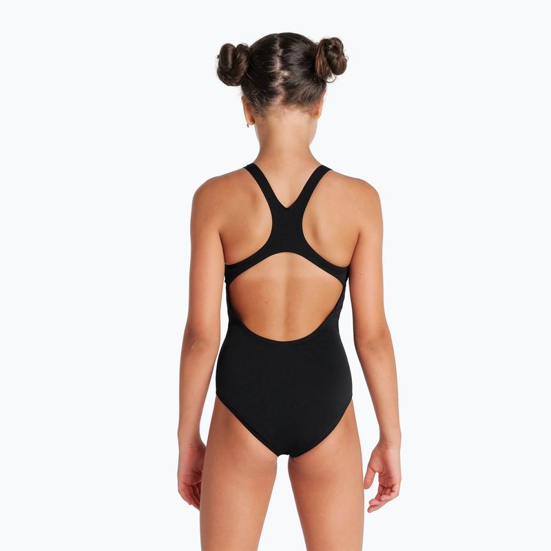 Costume intero da bambino arena Team Swim Pro Solid nero/bianco 6