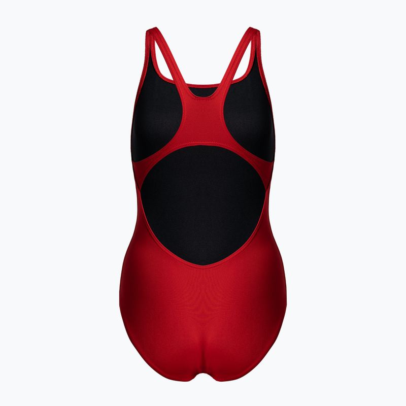 Costume intero donna arena Team Swim Pro Solid rosso/bianco 2