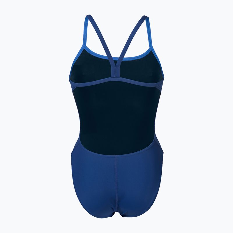 Costume intero donna arena Team Swimsuit Challenge Solid navy/bianco 5