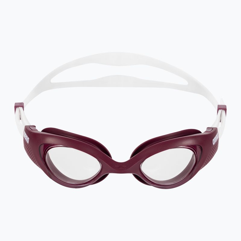 Occhialini da nuoto da donna Arena The One Woman clear/red wine/white 2