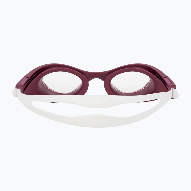 Occhialini da nuoto da donna Arena The One Woman clear/red wine/white 5