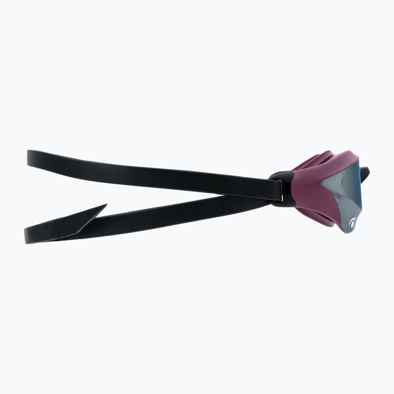 Occhiali da nuoto Arena Cobra Core Swipe Mirror argento/rosso vino 3