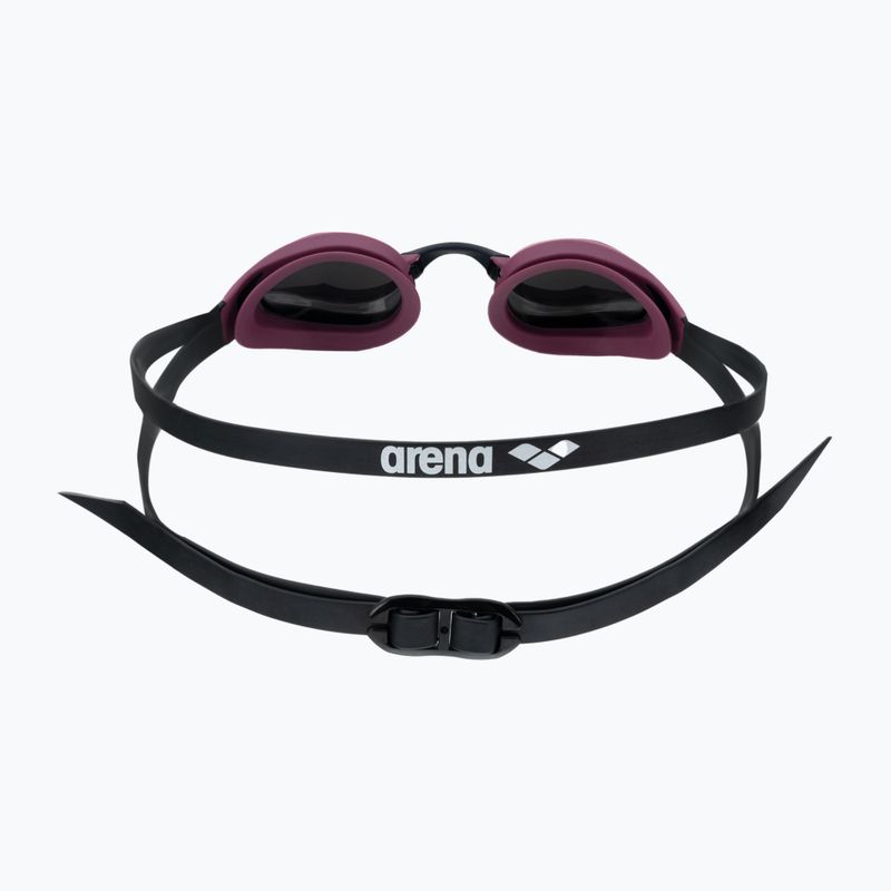 Occhiali da nuoto Arena Cobra Core Swipe Mirror argento/rosso vino 5