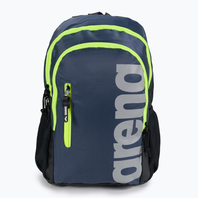 Zaino da nuoto Arena Spiky III 30 l blu/giallo neon 2