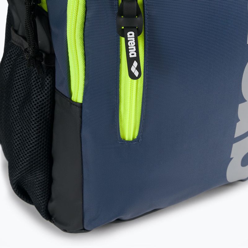 Zaino da nuoto Arena Spiky III 30 l blu/giallo neon 4