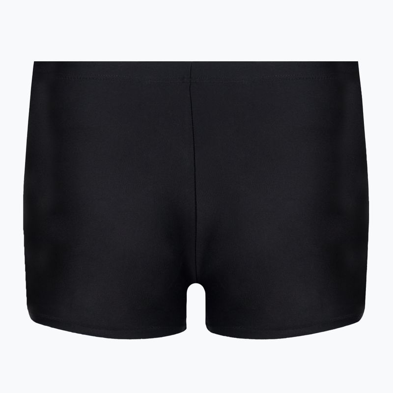 Pantaloncini da bagno arena Icons da uomo Boxer neri tinta unita 2