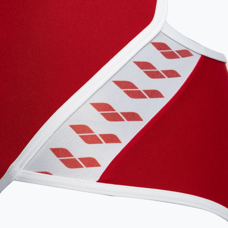 Costume intero donna arena Icons Super Fly Back Solid rosso/bianco 4
