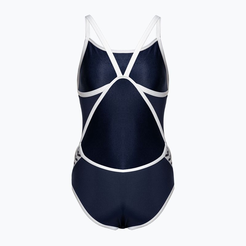 Costume intero donna arena Icons Super Fly Back Solid navy/bianco 2
