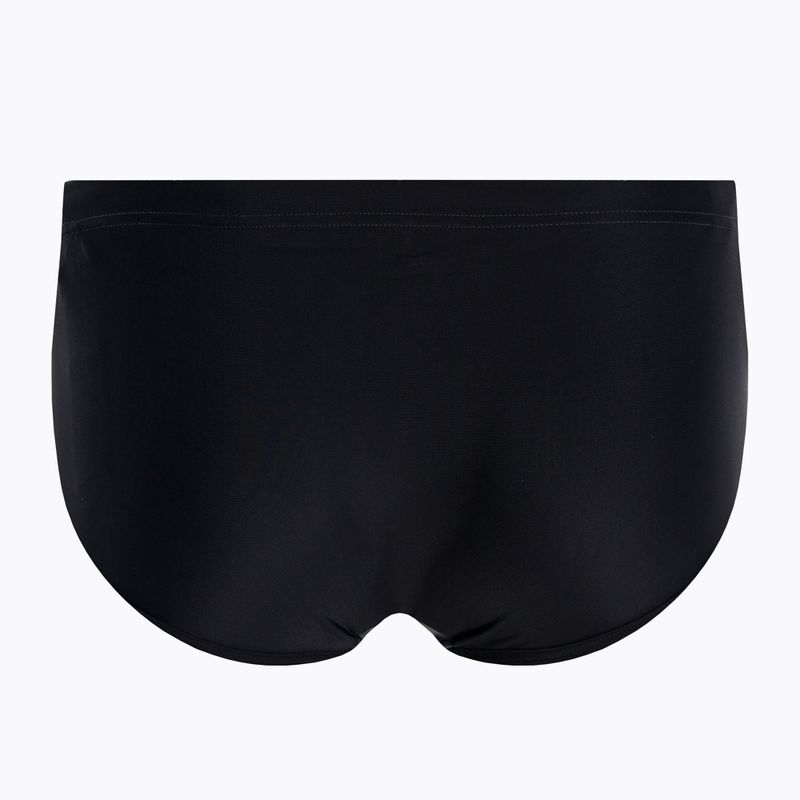 Boxer a vita bassa a pannello corto da uomo arena Icons Swim asfalto/nero 2