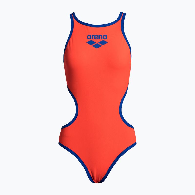 Costume da bagno intero donna arena One Biglogo One Piece floreale/blu neon