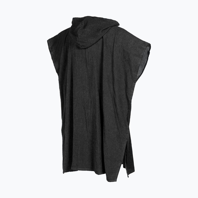 Arena Big Logo Poncho mélange grigio scuro/grigio con cappuccio 3