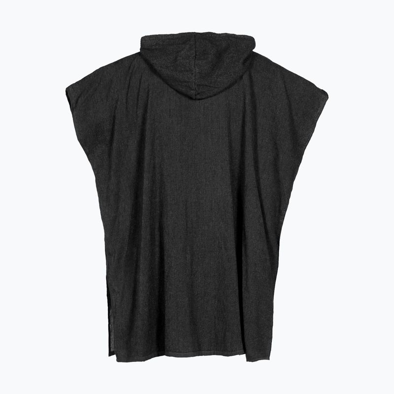 Arena Big Logo Poncho mélange grigio scuro/grigio con cappuccio 4