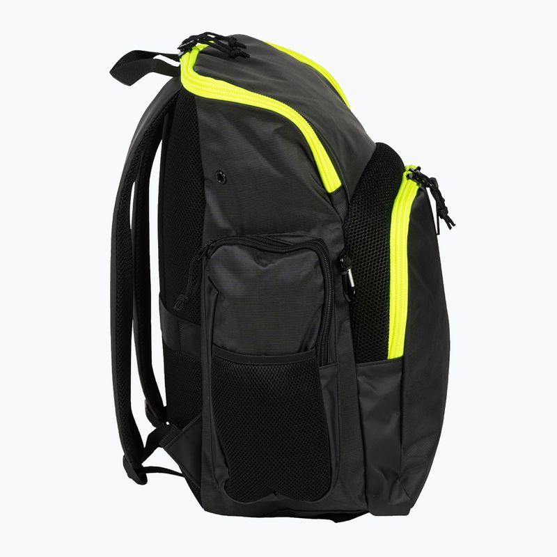 Zaino da nuoto Arena Spiky III 35 l fumo scuro/giallo neon 4