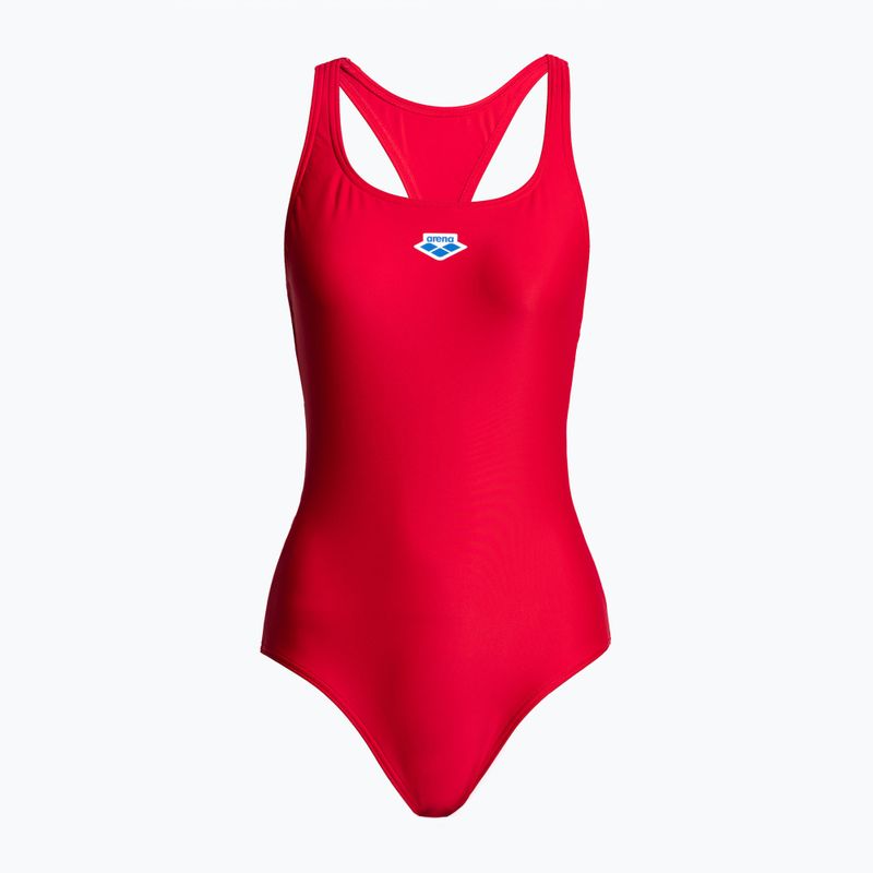 Costume da bagno intero donna arena Icons Racer Back Solid rosso