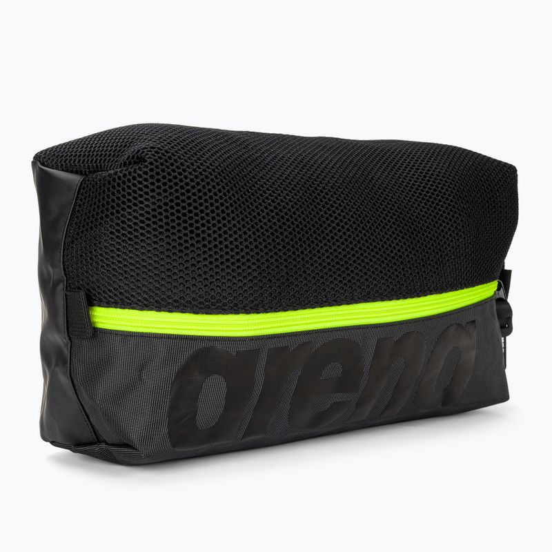 Borsa tascabile Arena Spiky III fumo scuro/giallo neon 2