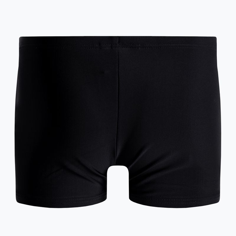 Boxer da bambino arena Swim Short Logo nero/turchese 2
