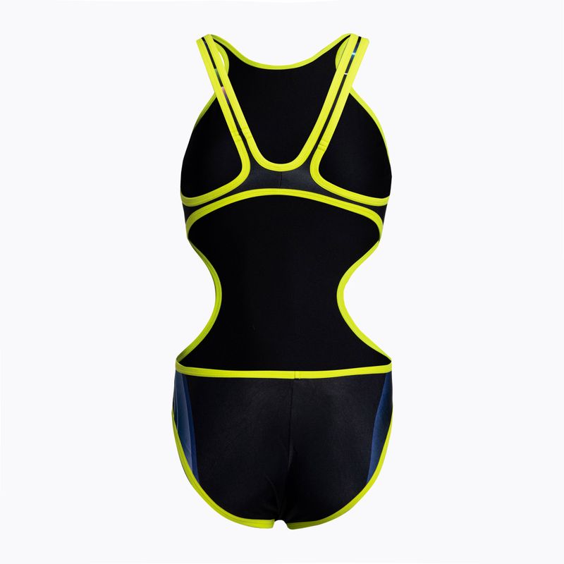 Costume intero donna arena Tech One Back Placement nero/multi 2