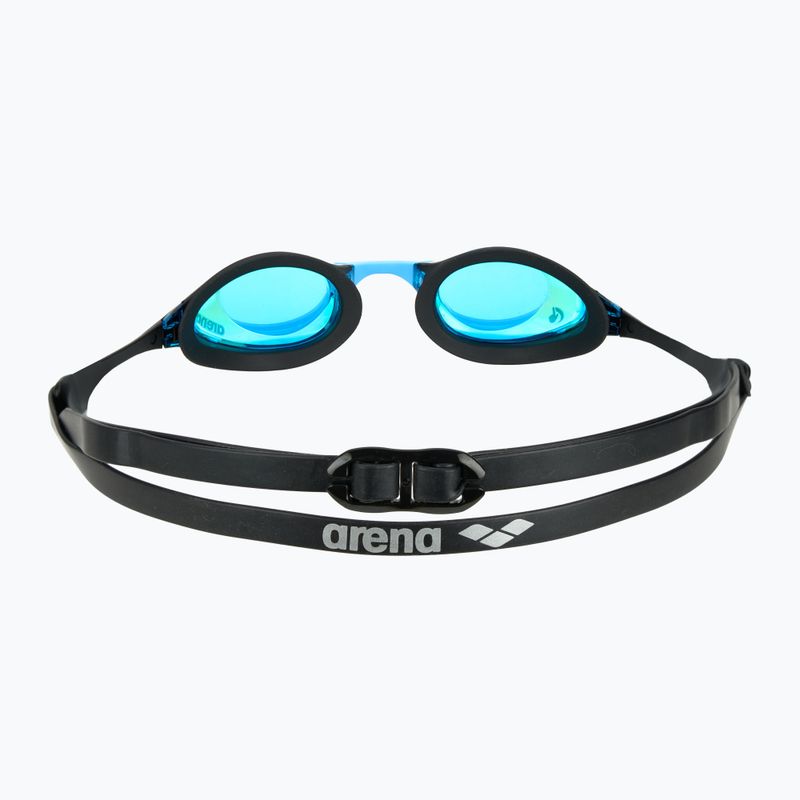 Occhiali da nuoto Arena Cobra Swipe Mirror aqua/nero 4