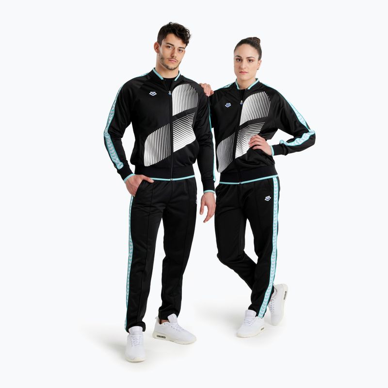 Felpa Arena Relax IV Team Logo nero/bianco/blu diamante