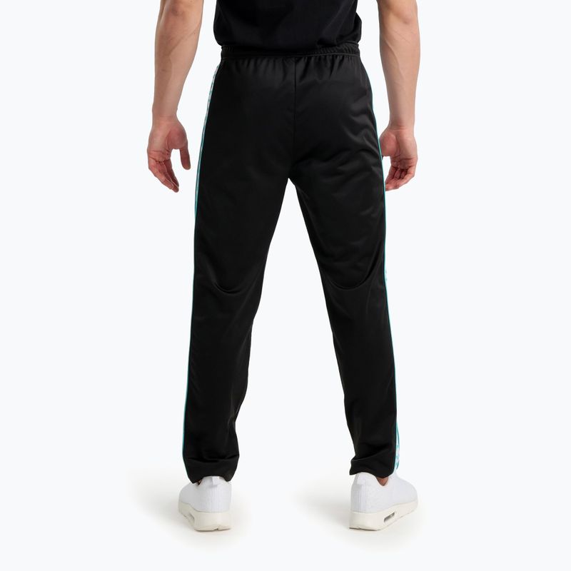 Pantaloni arena Relax IV Team Logo nero/bianco/blu diamantato 3