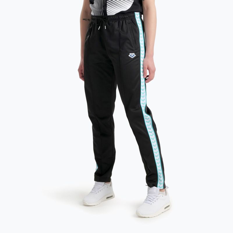 Pantaloni arena Relax IV Team Logo nero/bianco/blu diamantato 4