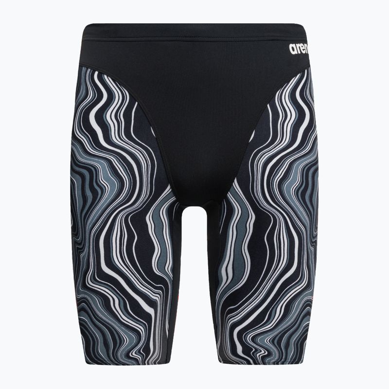 Uomo arena Swim Jammer Marbled nero/nero multi