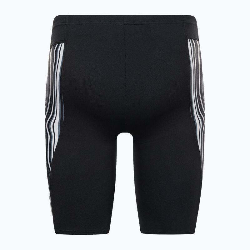 Uomo arena Swim Jammer Marbled nero/nero multi 2