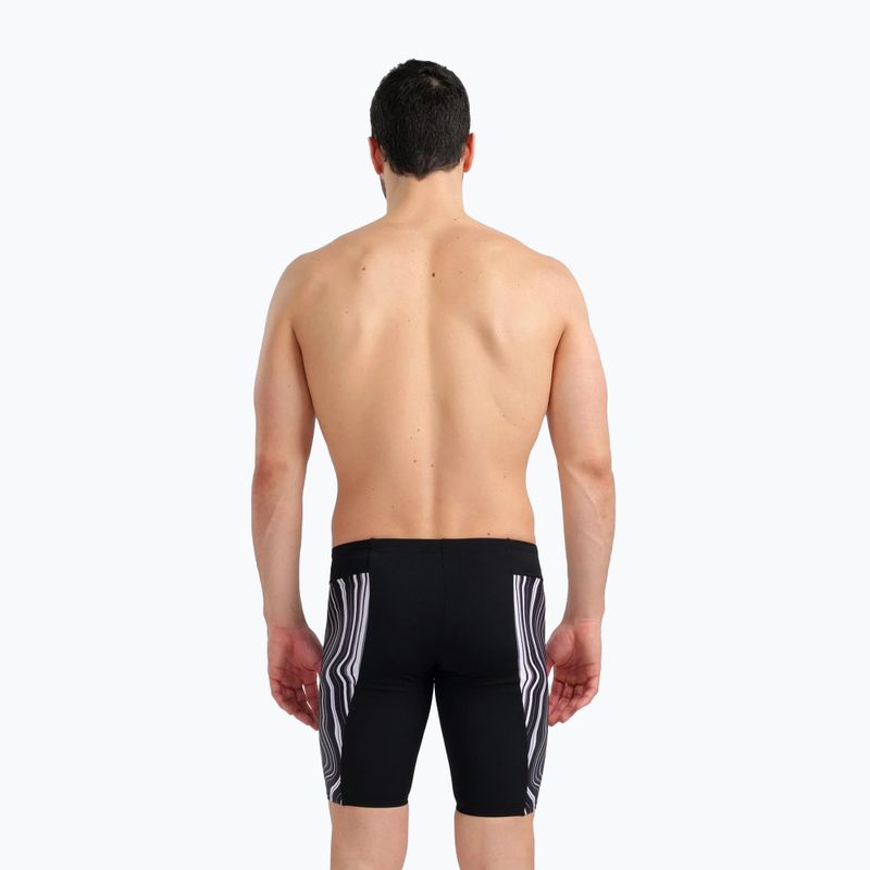 Uomo arena Swim Jammer Marbled nero/nero multi 5